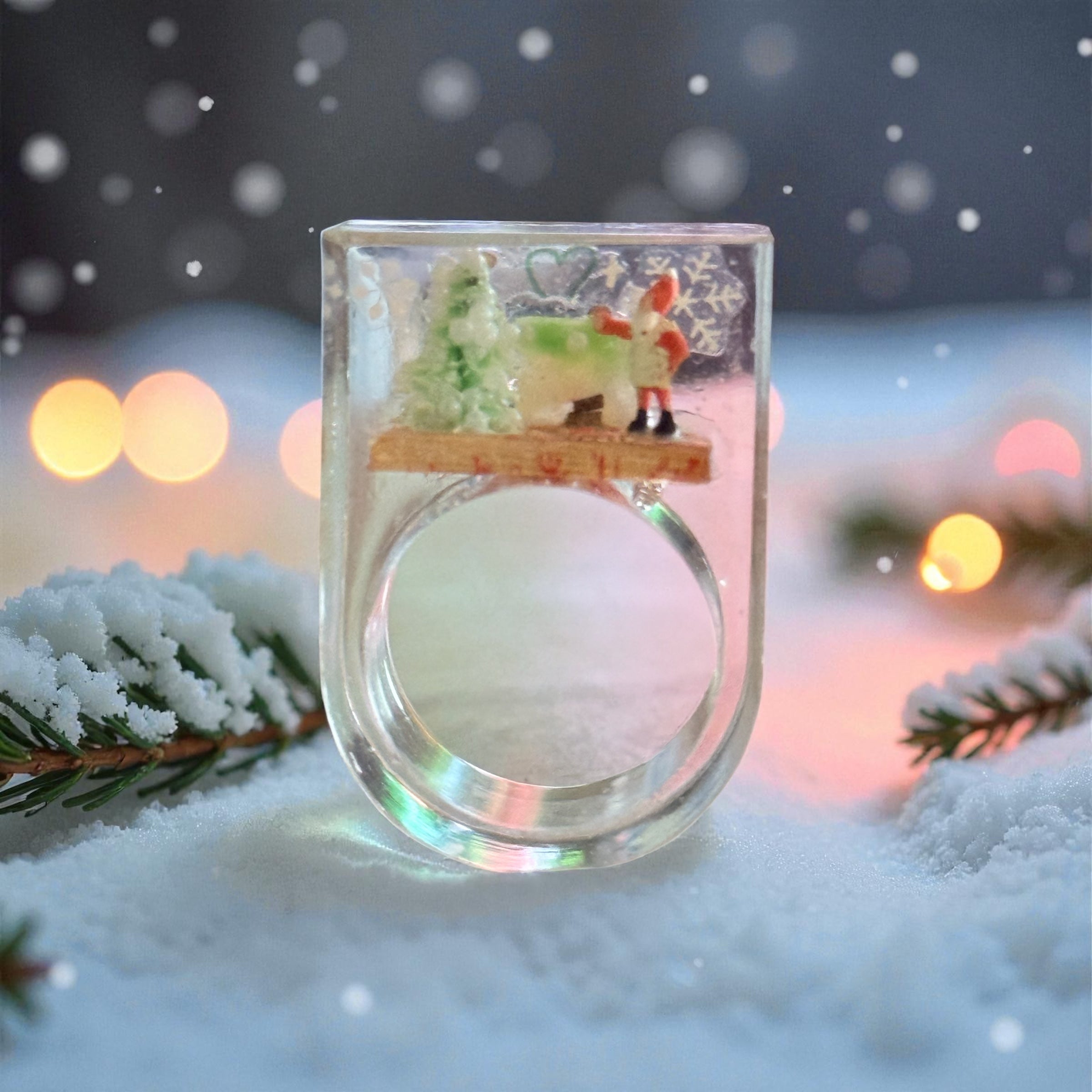 Enchanting White Holiday Band