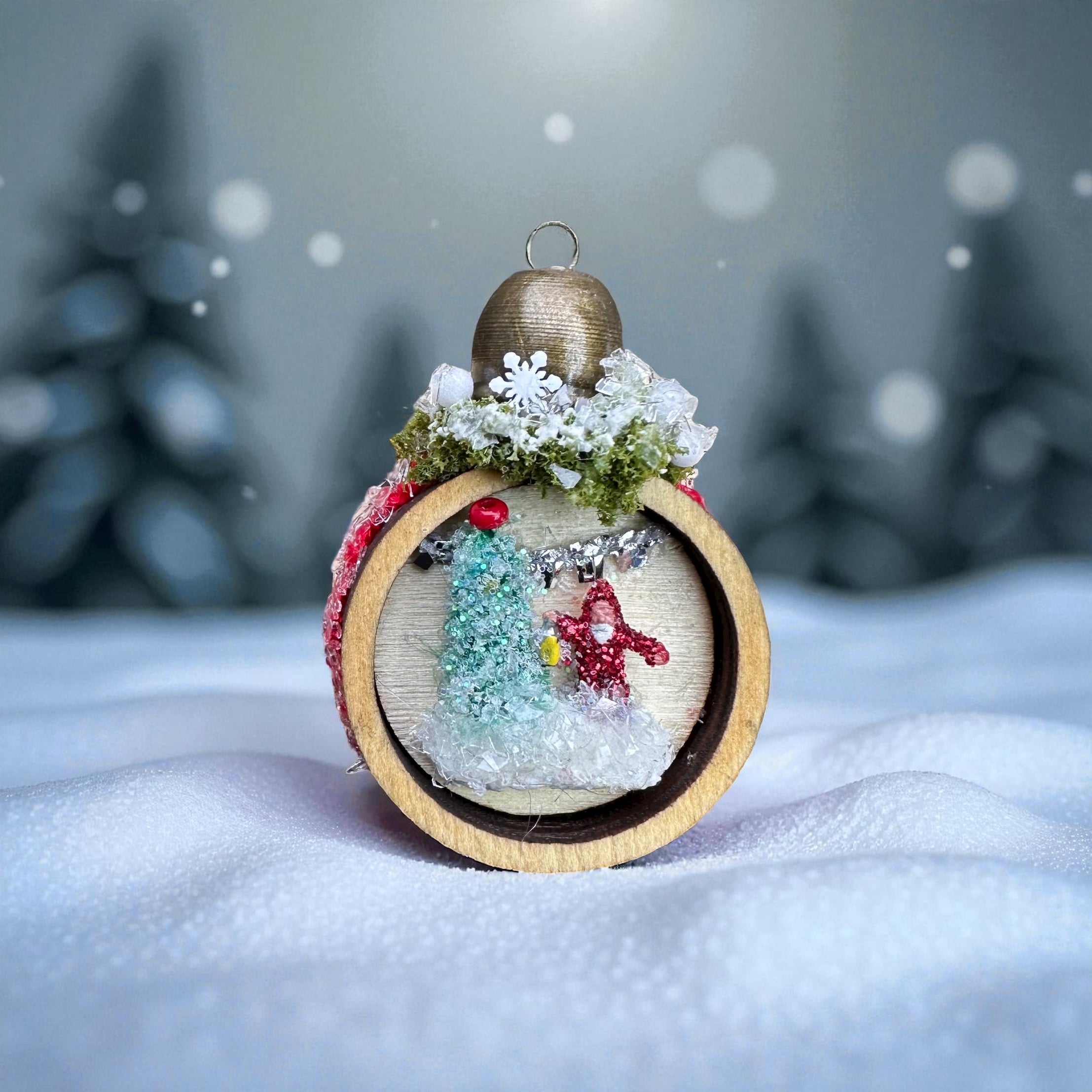 Tiny Diamond Dust Winter Scene