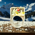 Enchanting BoBees Gnomies Ring Snowman