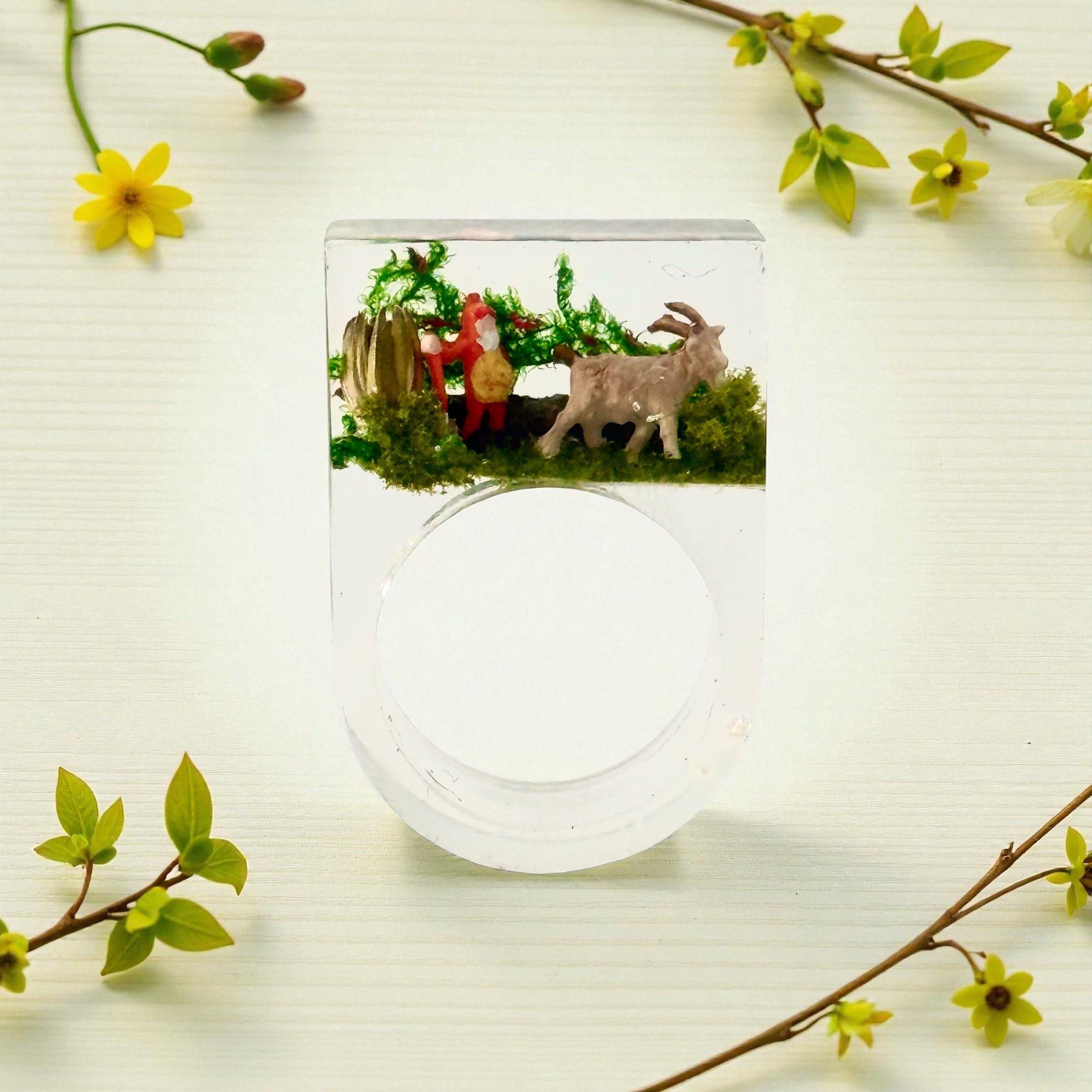 Enchanting BoBees Gnomies Ring That Old Goat